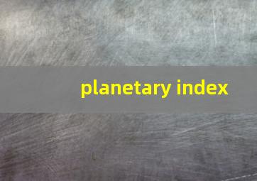 planetary index